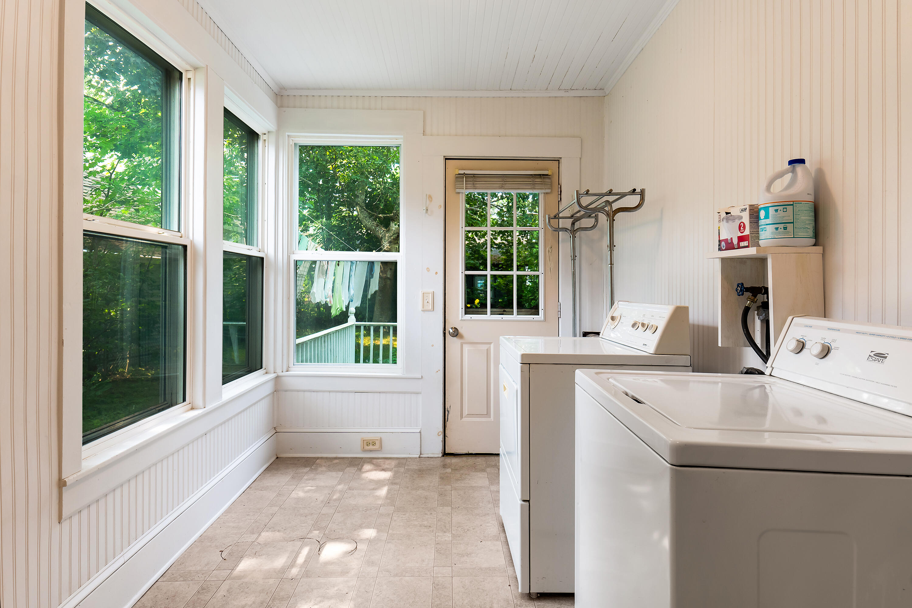 11 Center Street Richmond, ME 04357 - Photo 24 of 65 Laundry Room; Door to Deck