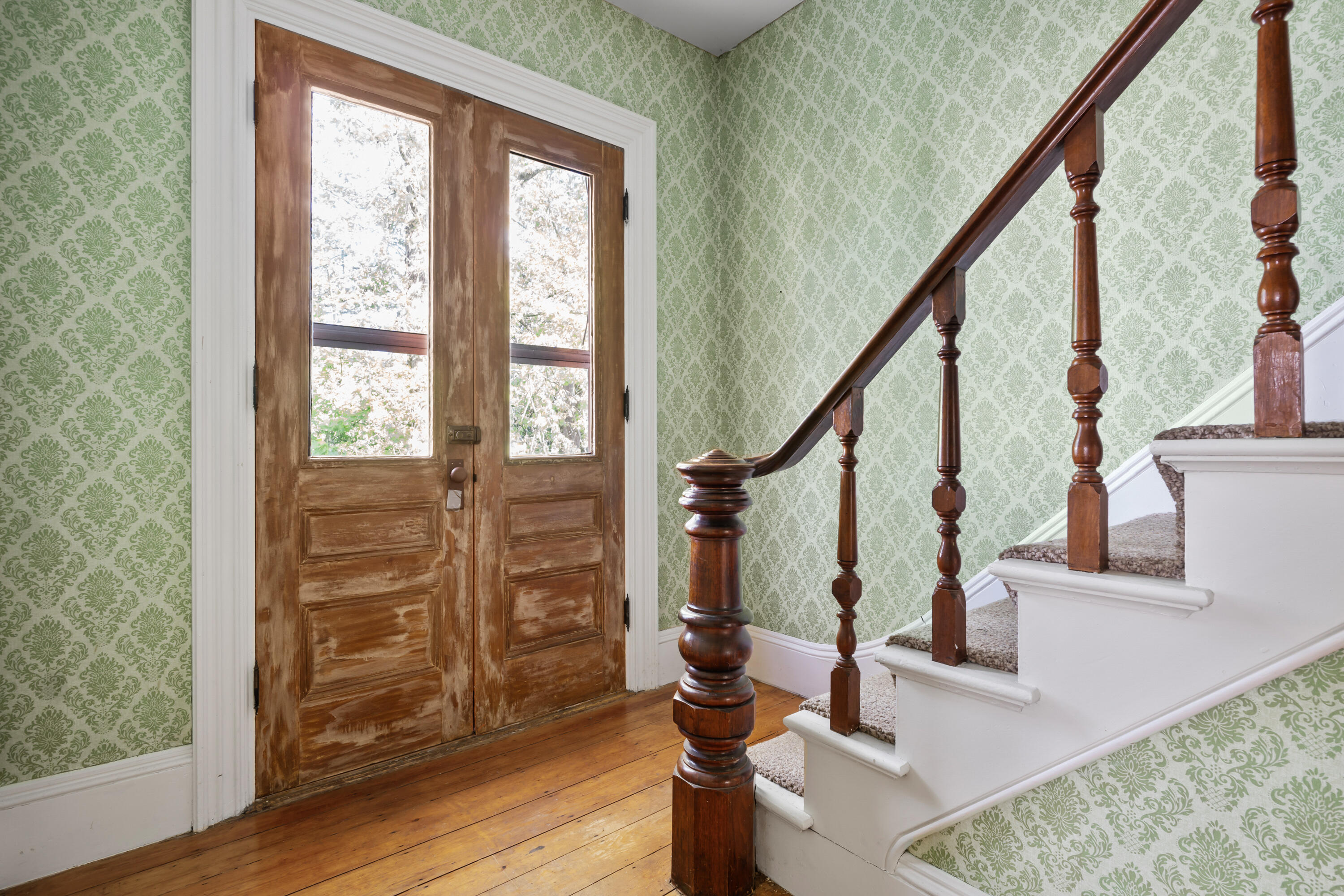 11 Center Street Richmond, ME 04357 - Photo 32 of 65 Formal Entryway & Front Stairway