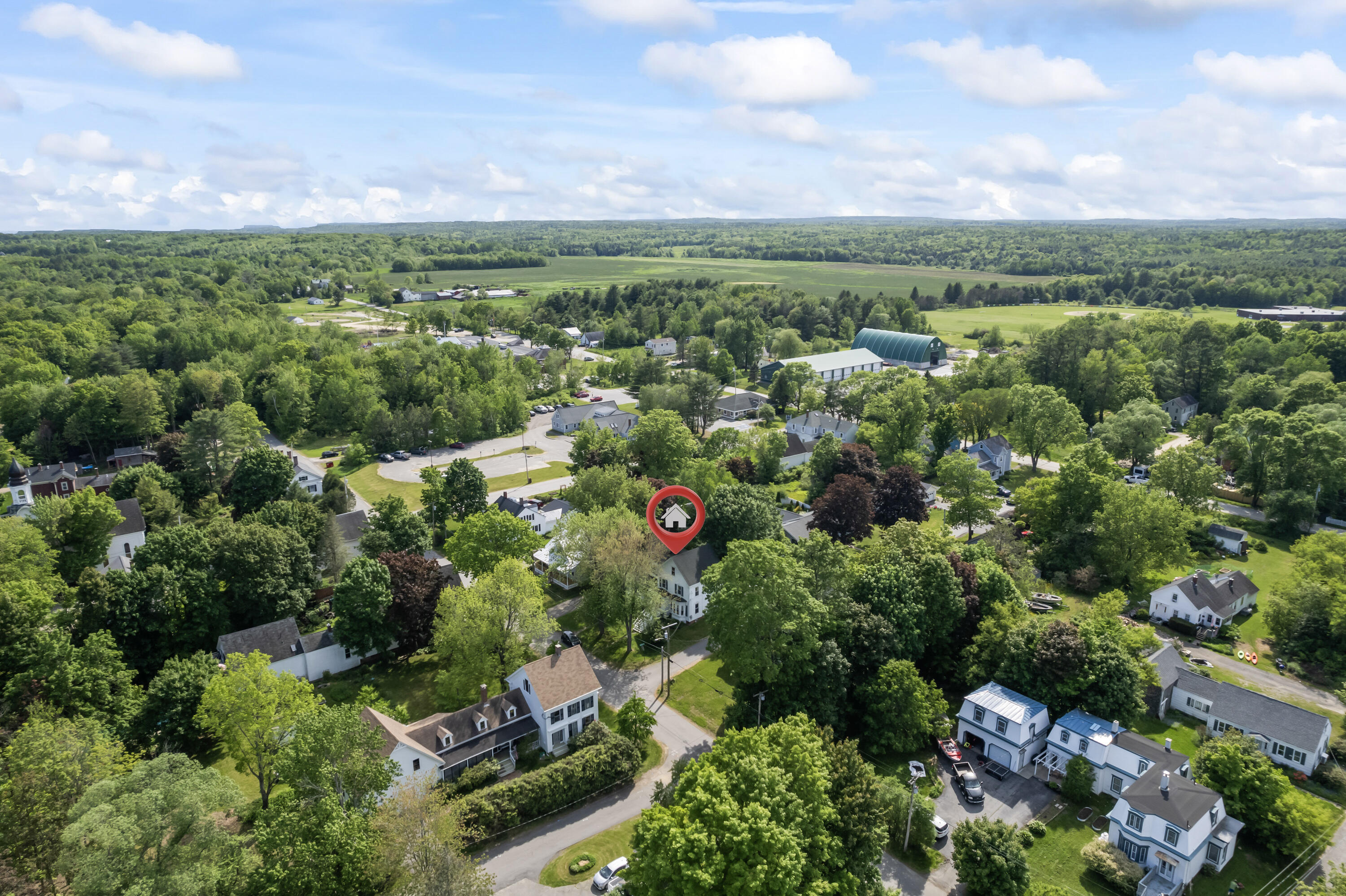 11 Center Street Richmond, ME 04357 - Photo 50 of 65 Aerial View