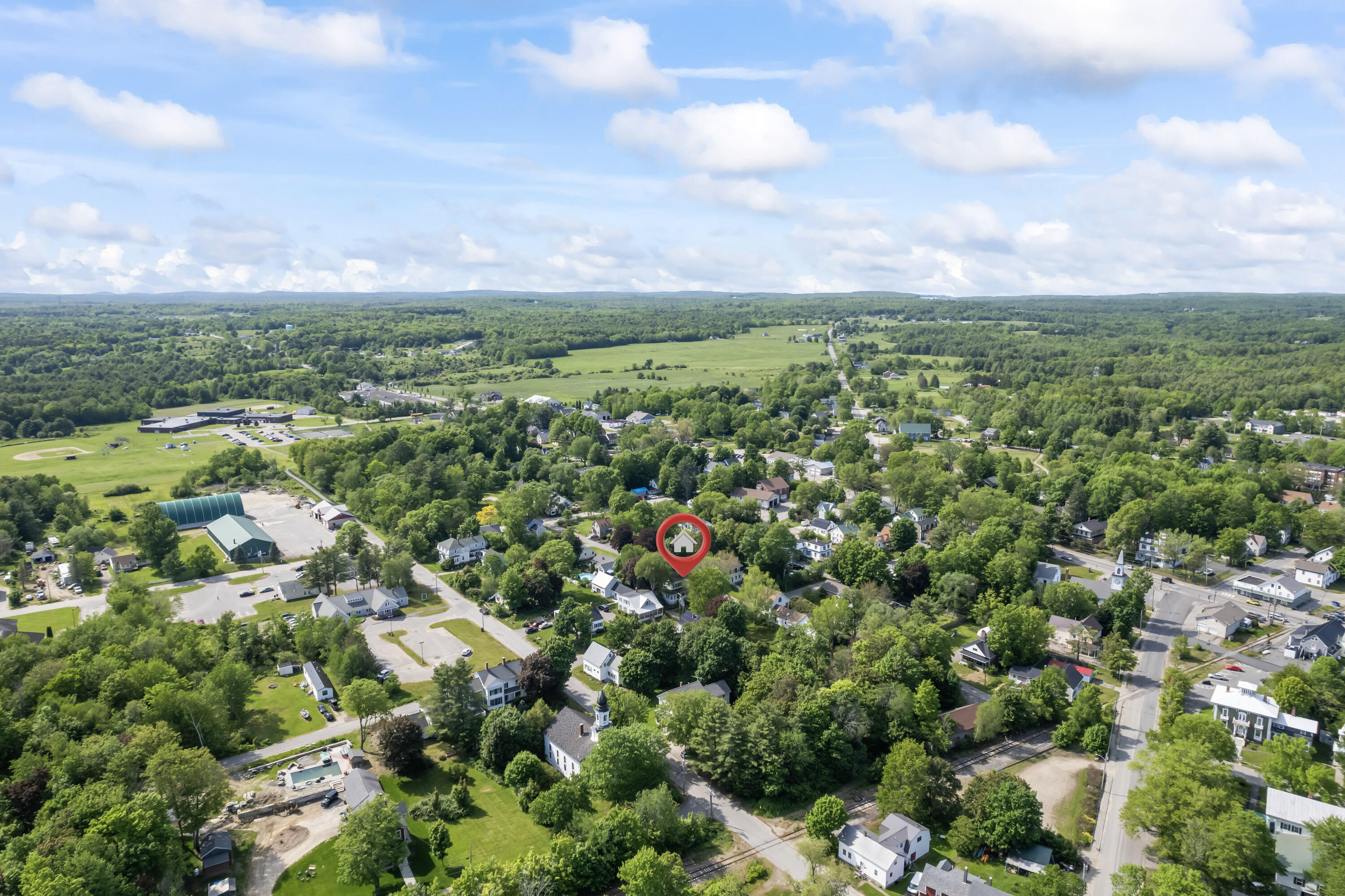 11 Center Street Richmond, ME 04357 - Photo 52 of 65 Aerial View