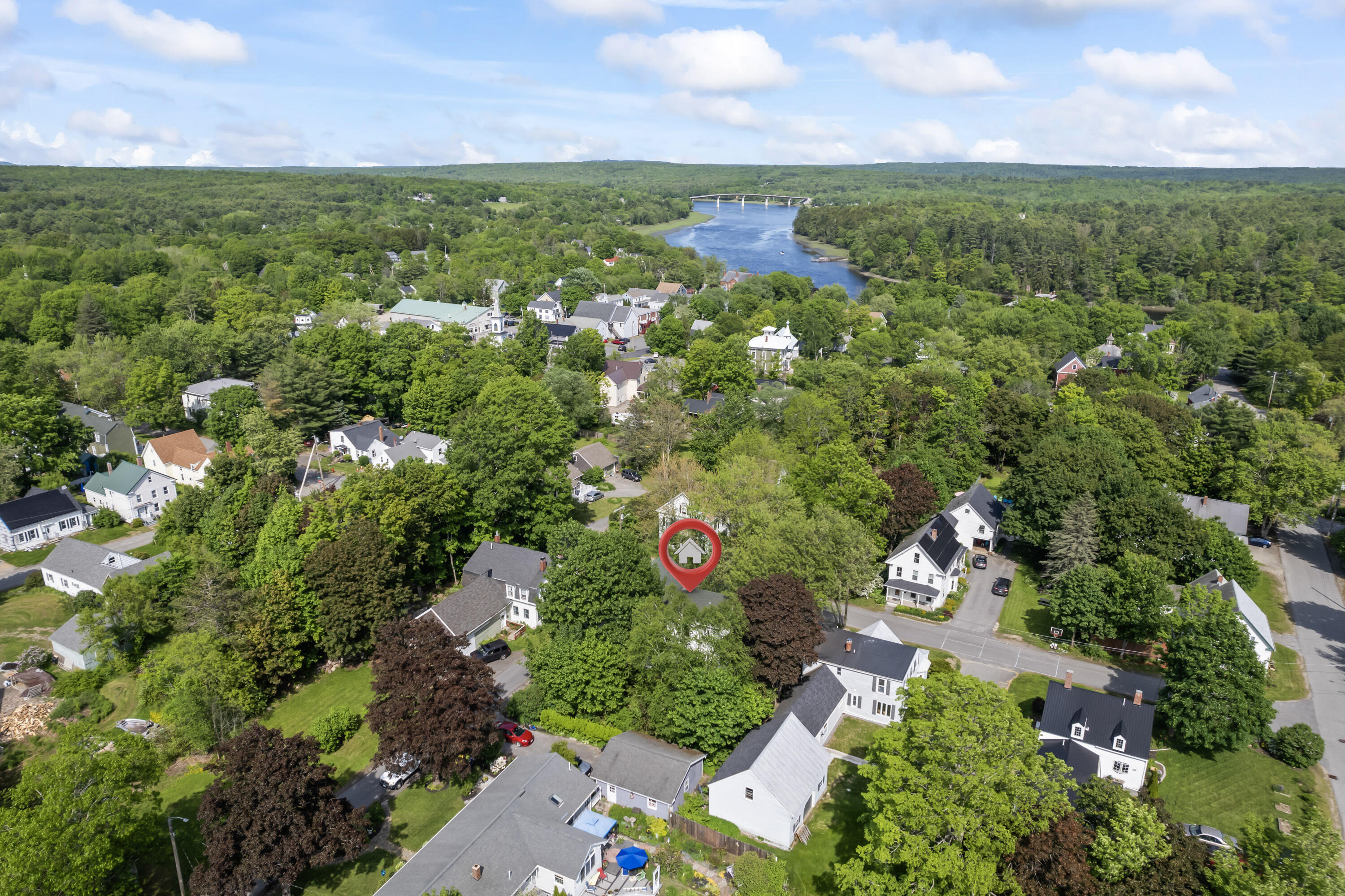 11 Center Street Richmond, ME 04357 - Photo 54 of 65 Aerial View