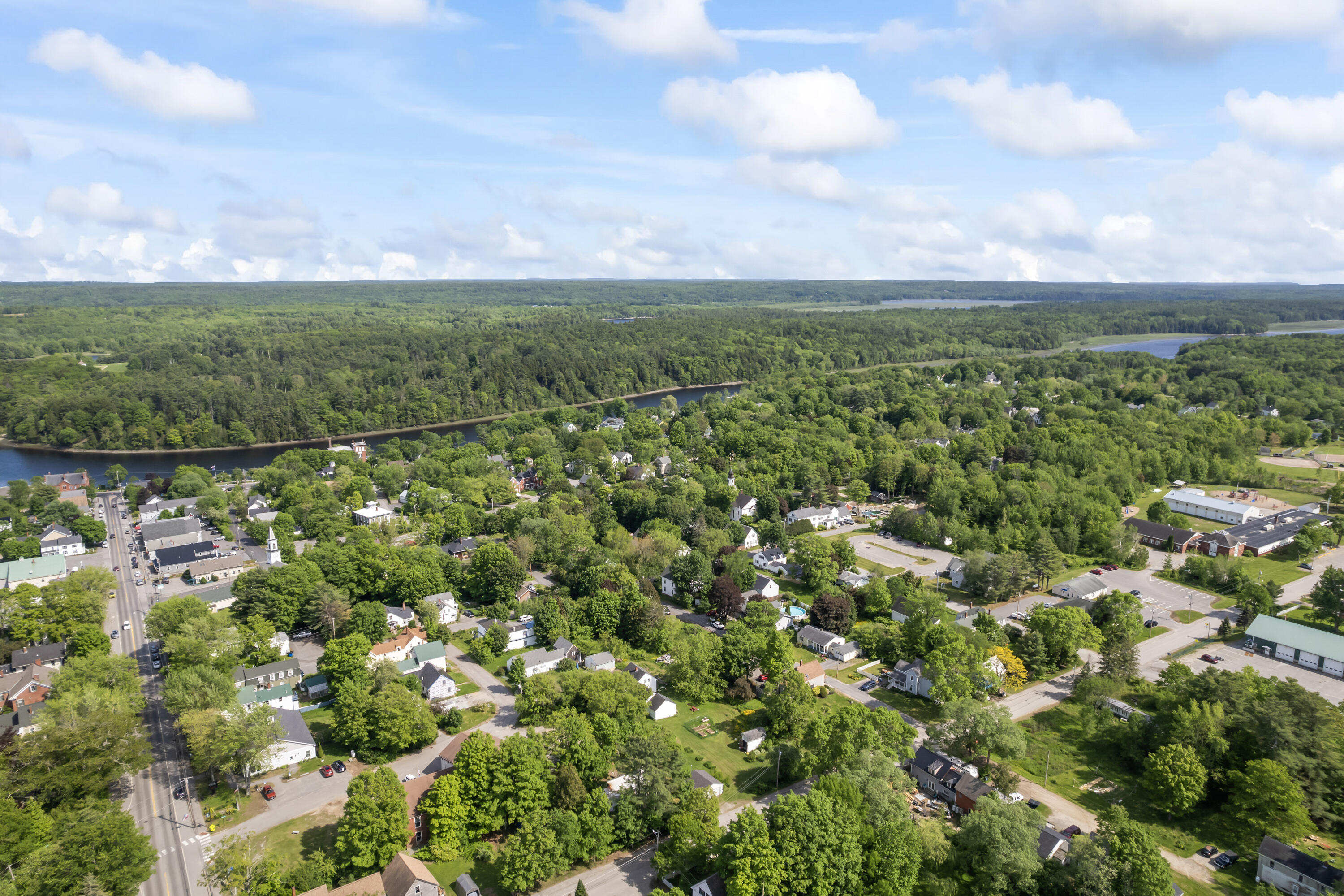 11 Center Street Richmond, ME 04357 - Photo 59 of 65 Aerial View