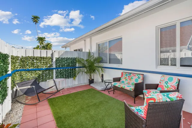 a room with a dresser and a wooden floor