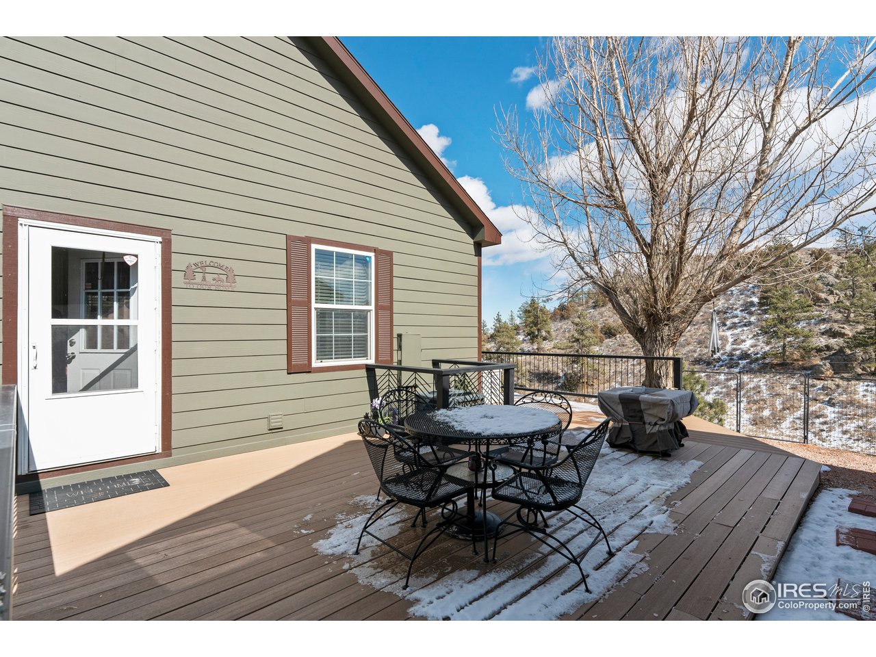 547 Eiger Road Livermore, CO 80536 - Photo 30 of 37 Large Deck Area w/ Amazing Views