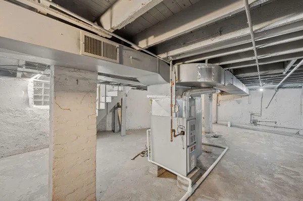 a view of a storage room
