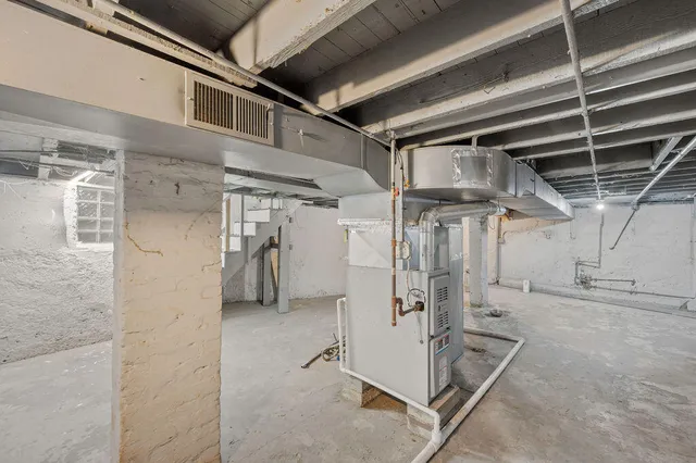 a view of a storage room