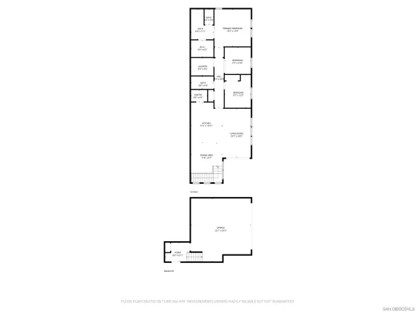 a picture of a floor plan