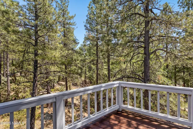 a view of a balcony with outdoor space