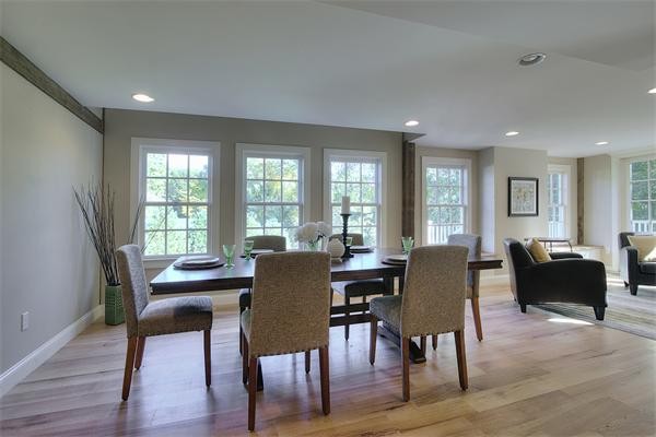 410 High Plain Road Andover, MA 01810 - Photo 13 of 30 a view of a dining room with furniture window and wooden floor