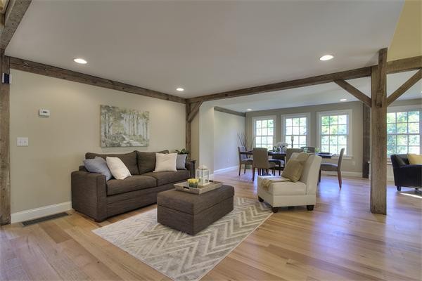 410 High Plain Road Andover, MA 01810 - Photo 14 of 30 a living room with furniture and wooden floor