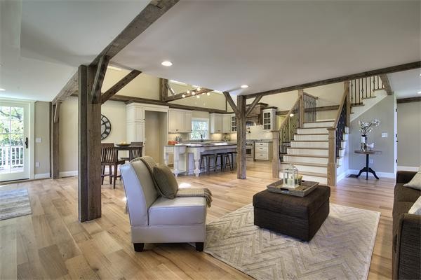 410 High Plain Road Andover, MA 01810 - Photo 15 of 30 a living room with furniture and wooden floor