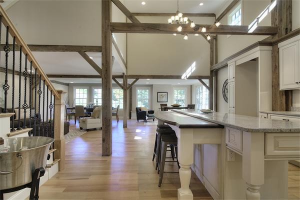 410 High Plain Road Andover, MA 01810 - Photo 18 of 30 a kitchen with counter top space and wooden floor