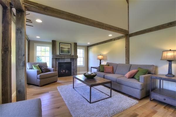 410 High Plain Road Andover, MA 01810 - Photo 7 of 30 a living room with furniture and a fireplace