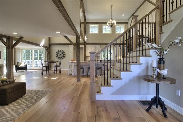 410 High Plain Road Andover, MA 01810 - Photo 10 of 30 a view of entryway and hall with wooden floor