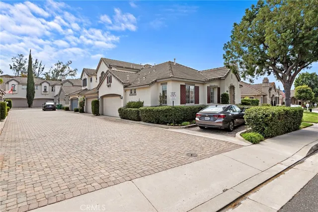 a house with a garden in front of it