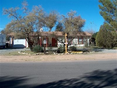 a street view along with residential houses