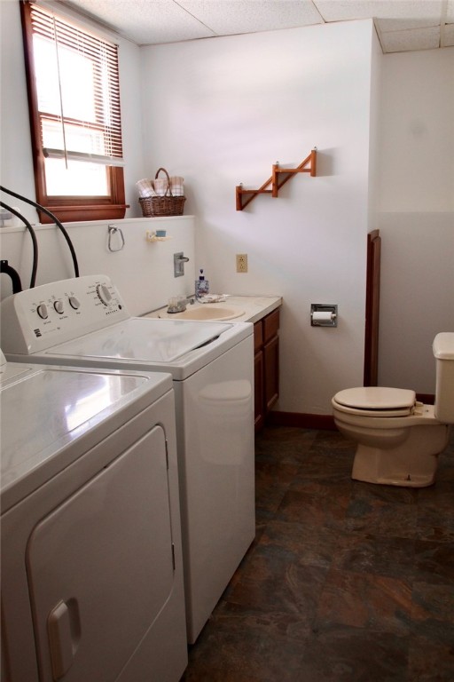 466 Gardiner Road Richmond, RI 02892 - Photo 36 of 48 1/2 bath with laundry located in basement.