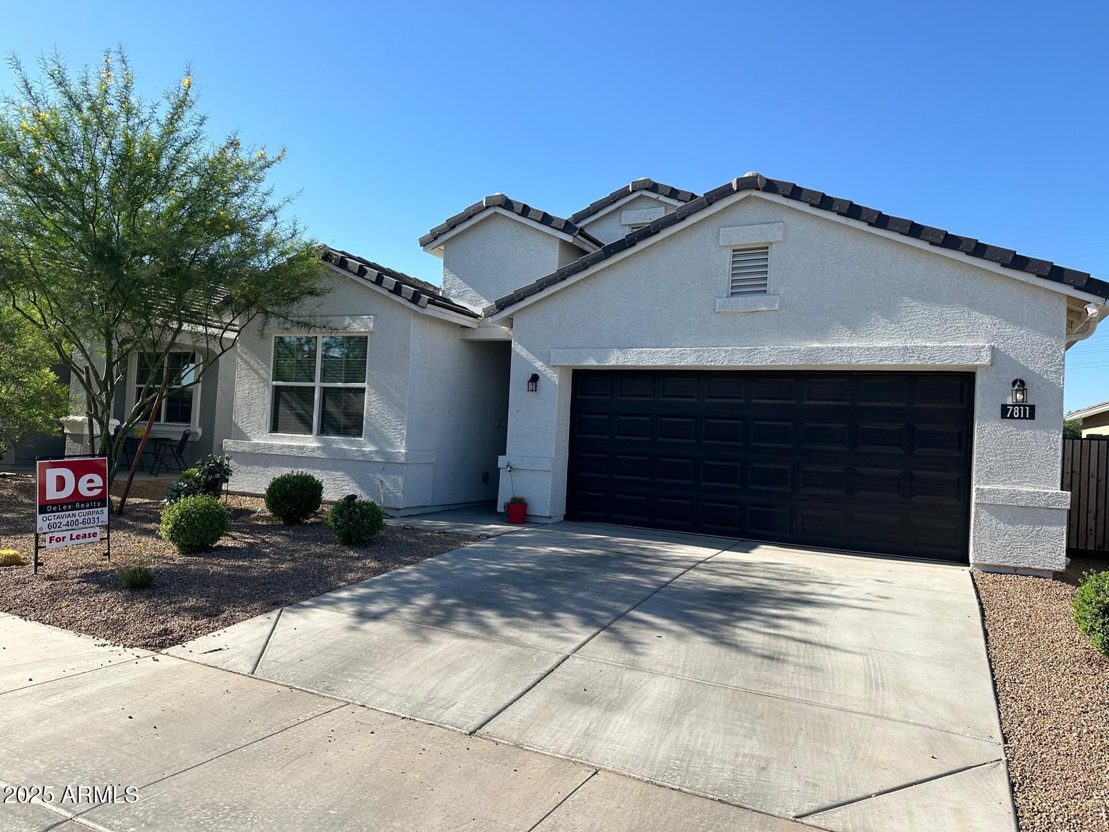 a house view with a outdoor space