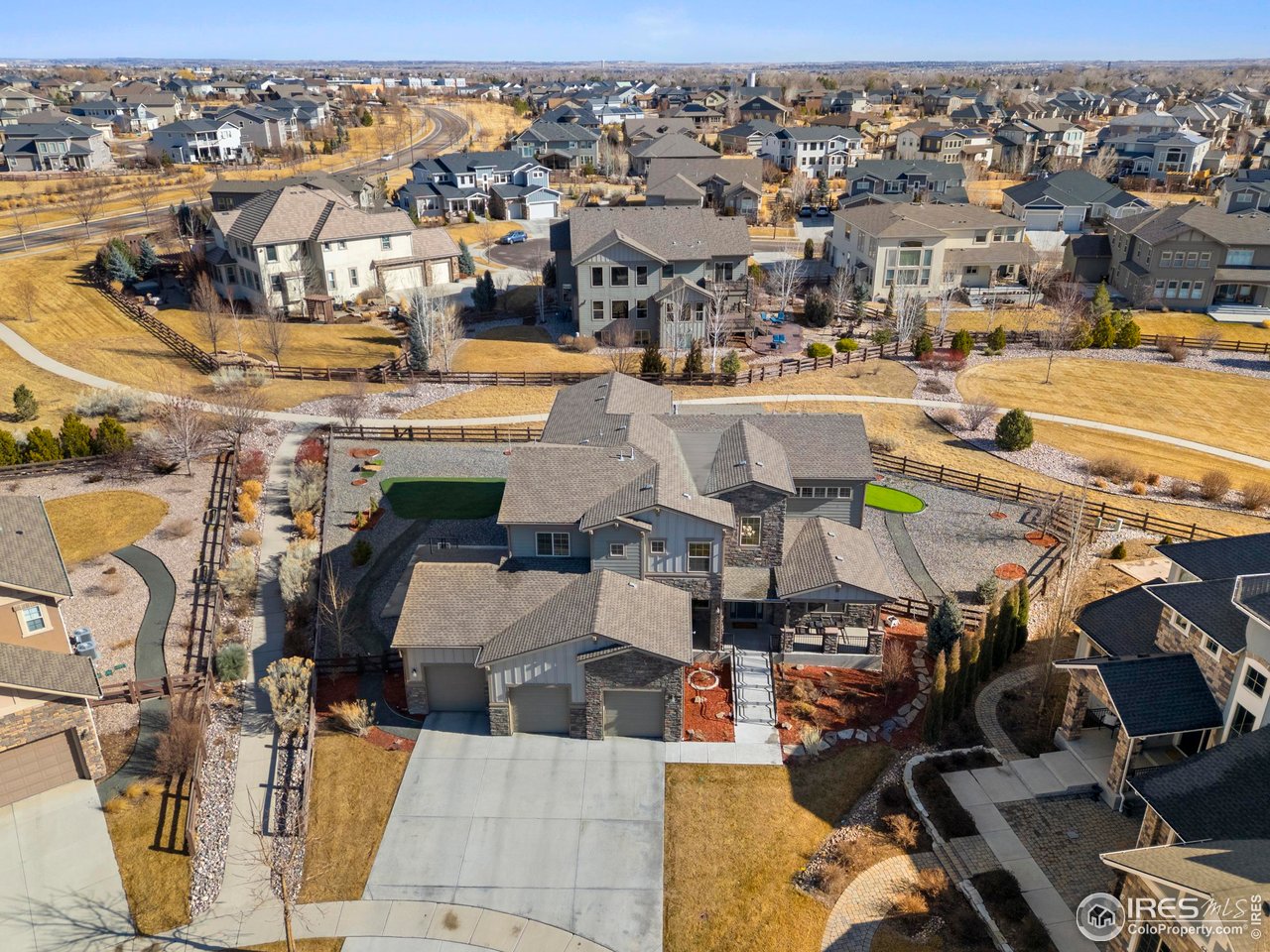 6402 Foothills View Place Fort Collins, CO 80528 - Photo 46 of 50 an aerial view of a