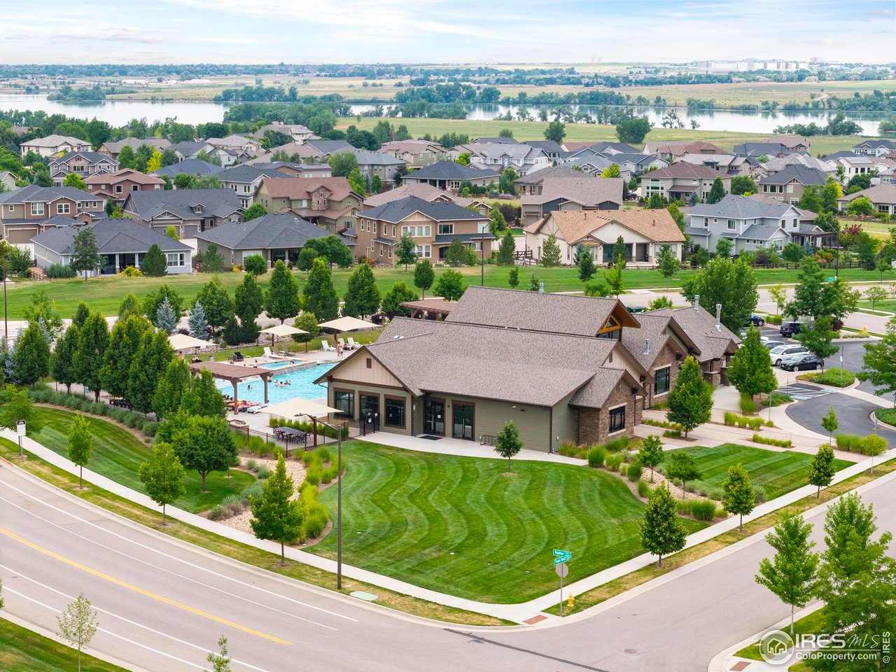 6402 Foothills View Place Fort Collins, CO 80528 - Photo 49 of 50 an aerial view of multiple houses