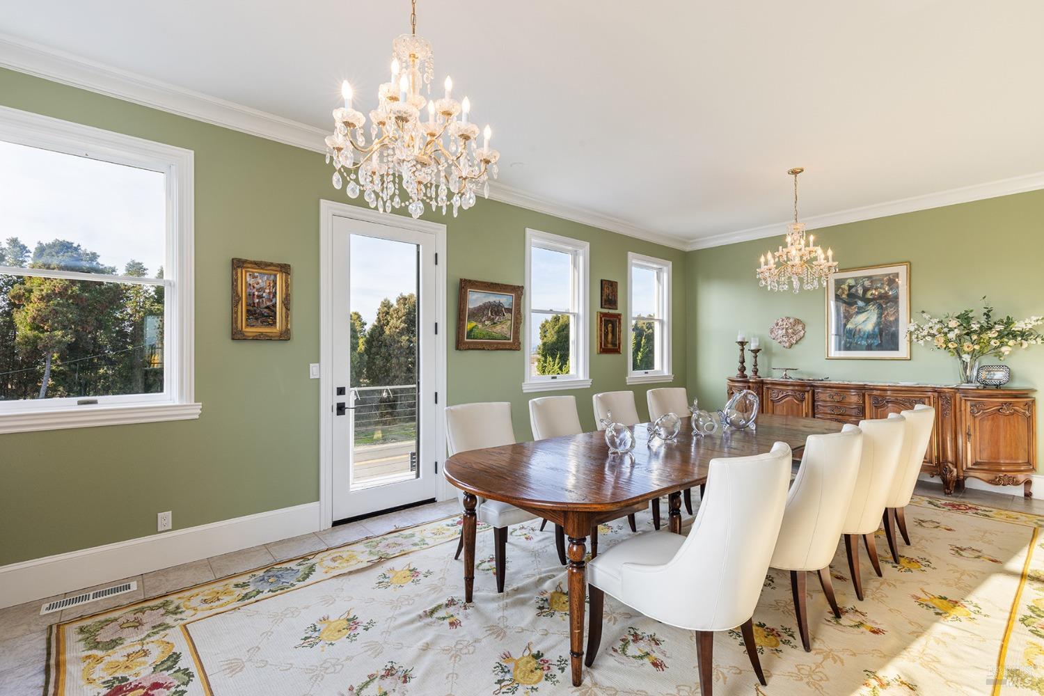 1730 Milton Road Napa, CA 94559 - Photo 30 of 77 a view of a dining room with furniture window and outside view