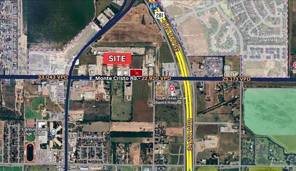 E East Monte Cristo Road Edinburg, TX 78541 - Photo 4 of 4 Map
