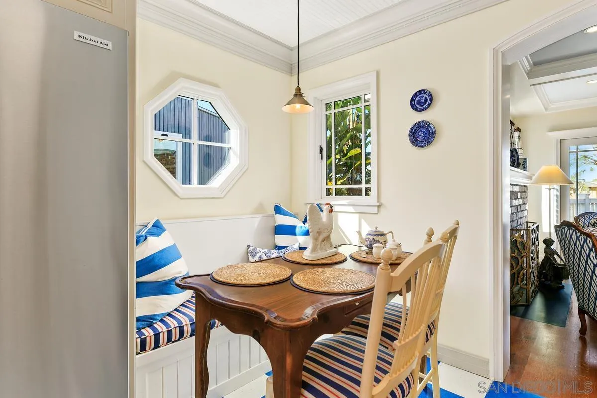 2254 Del Mar Heights Road Del Mar, CA 92014 - Photo 12 of 34 a view of a dining room with furniture and wooden floor