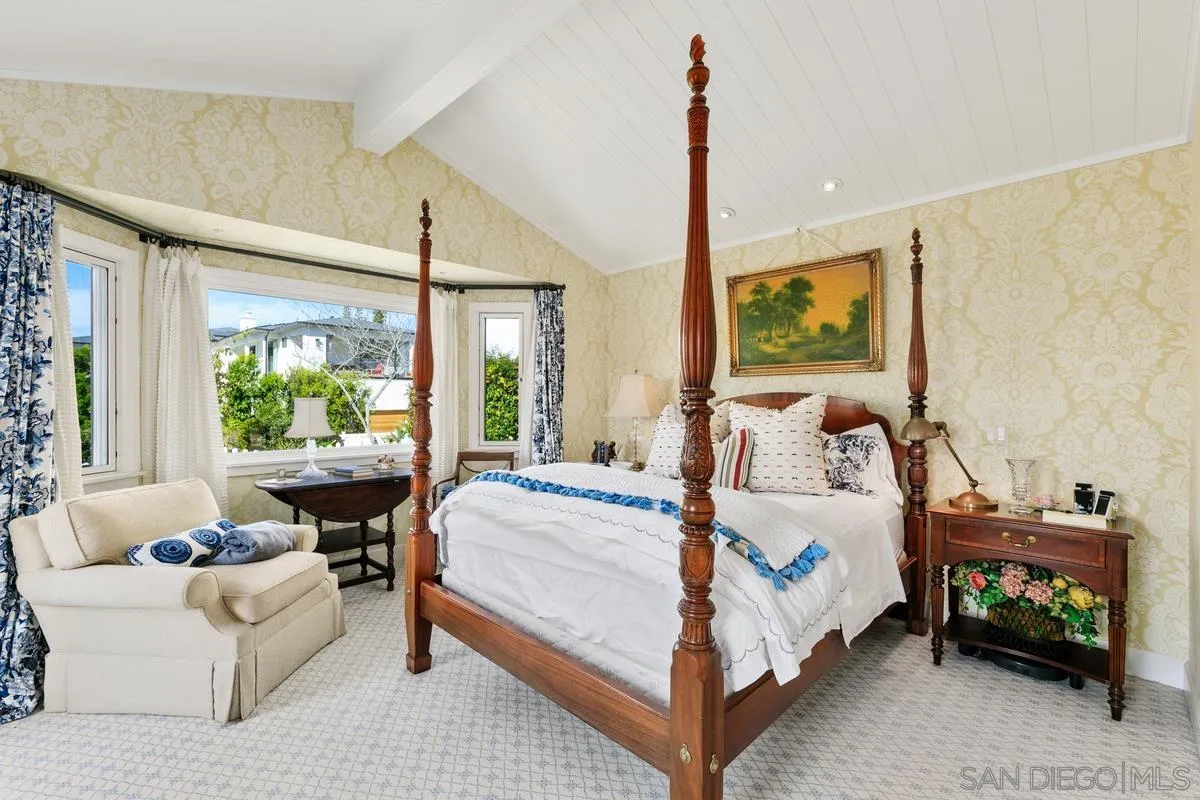 2254 Del Mar Heights Road Del Mar, CA 92014 - Photo 25 of 34 a bedroom with a bed couch and window