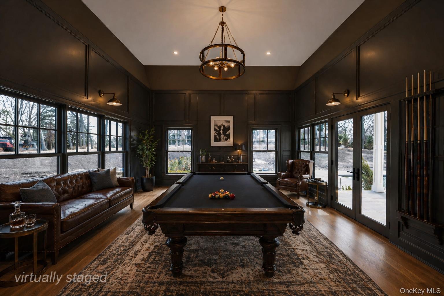 106 Cove Road Asharoken, NY 11768 - Photo 14 of 46 virtually staged billiards room