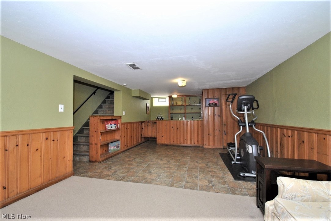 2328 Traymore Road Cleveland, OH 44118 - Photo 17 of 25 Wet bar and built in cabinets in LL rec room