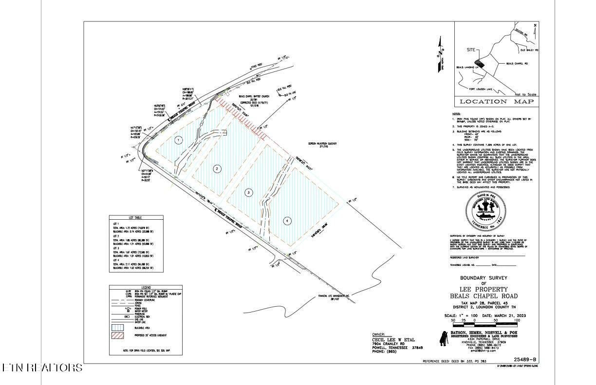 Lot#1 Beals Chapel Road Lenoir City, TN 37772 - Photo 20 of 22 Buildable Area