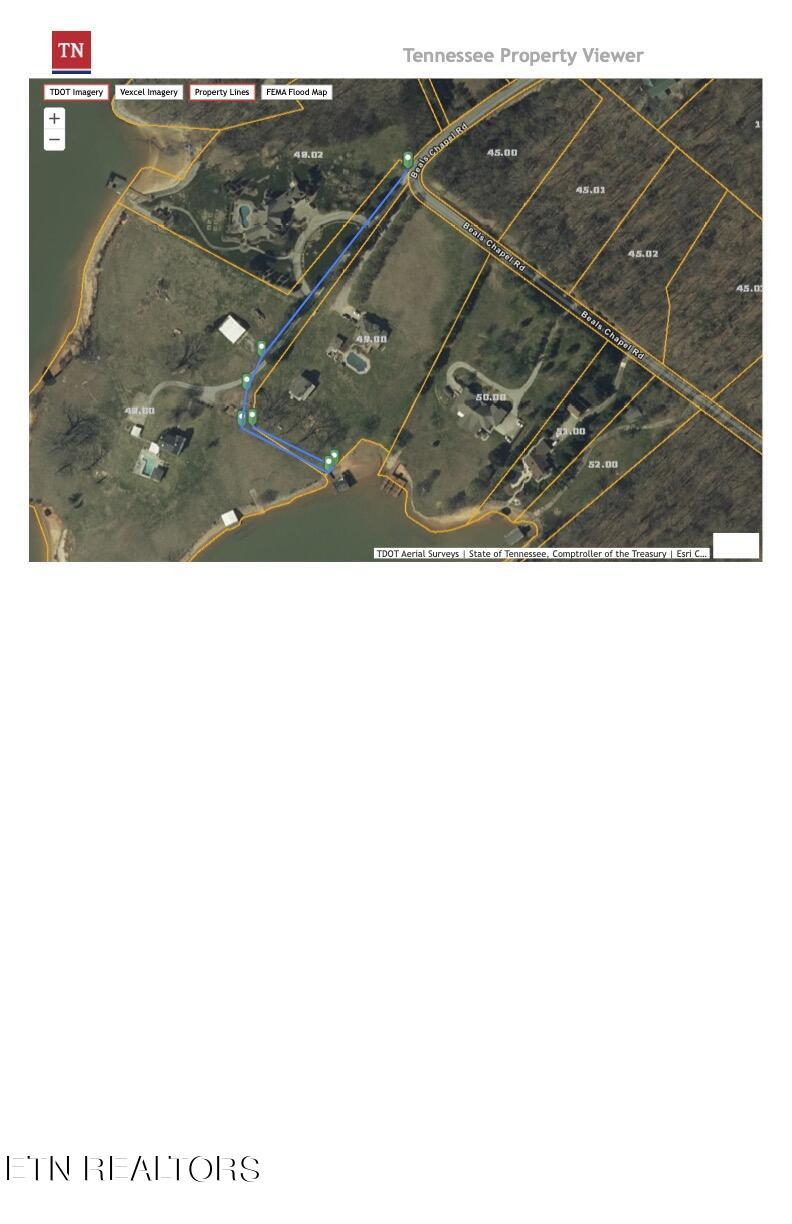 Lot#1 Beals Chapel Road Lenoir City, TN 37772 - Photo 21 of 22 ROW Map
