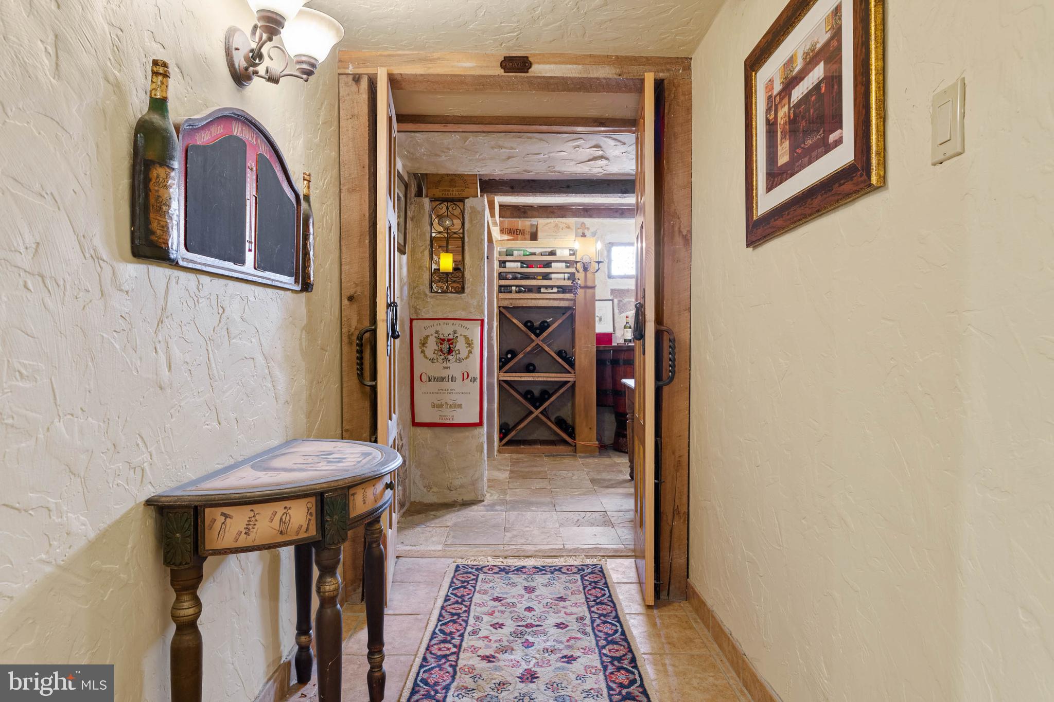 150 Kynlyn Road Radnor, PA 19087 - Photo 40 of 59 Hall to Wine Cellar in Lower Level.