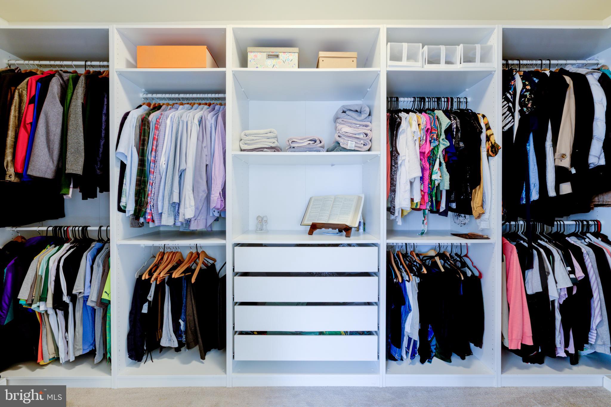 3044 Marias Way Garnet Valley, PA 19060 - Photo 30 of 63 a view of walk in closet with clothes and shoes