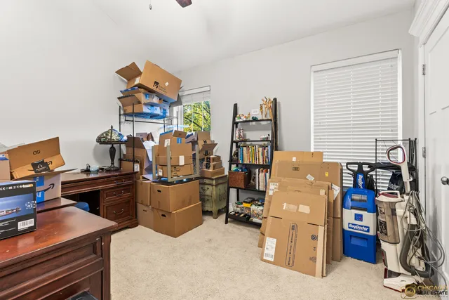 a room with storage and utility