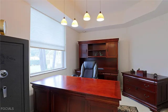 a room with furniture and window