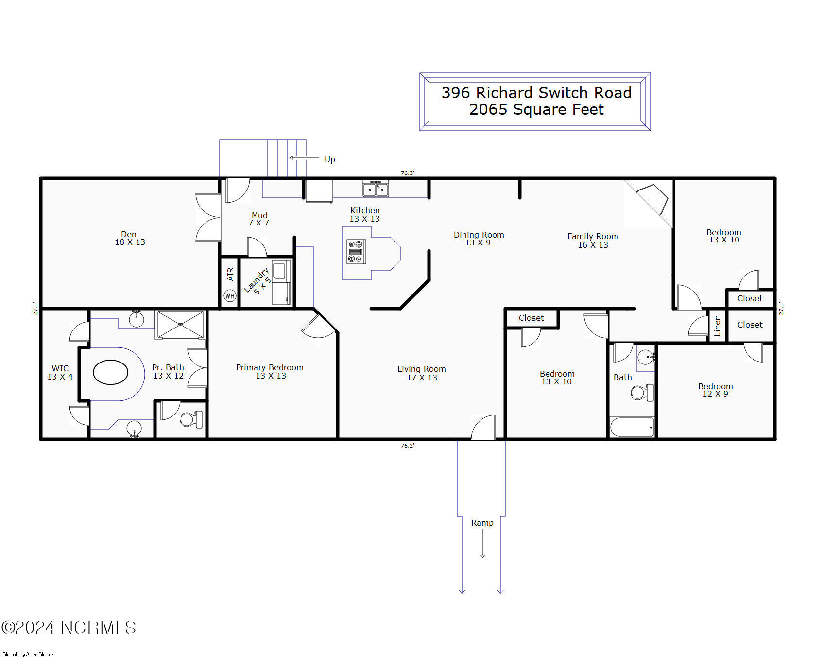 396 Richard Switch Road Currie, NC 28435 - Photo 39 of 39 Richard Switch Floor plan