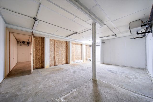 a view of a room with an empty space