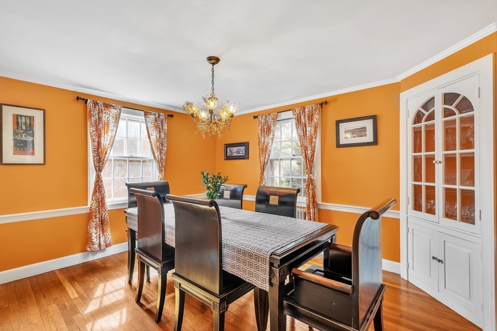 3 White Road Wayland, MA 01778 - Photo 4 of 19 a view of a dining room with furniture window and wooden floor