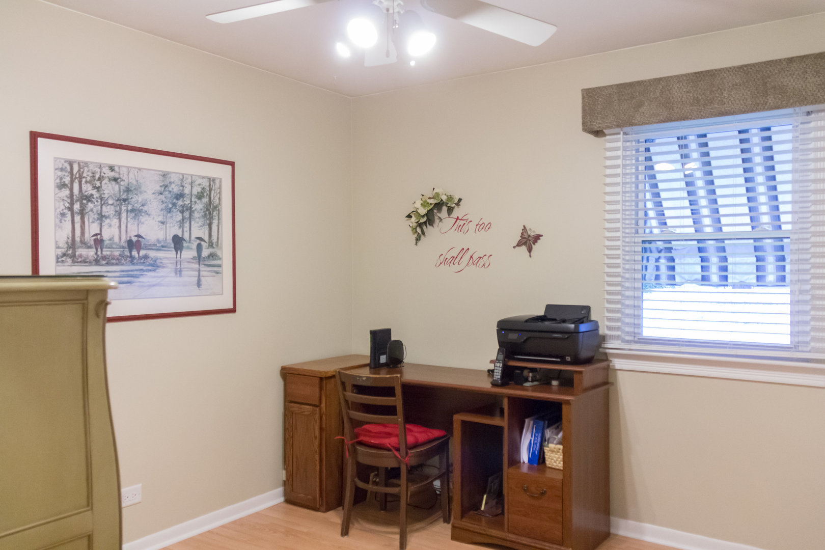 15254 Arroyo Drive Oak Forest, IL 60452 - Photo 17 of 39 a view of workspace with furniture and window