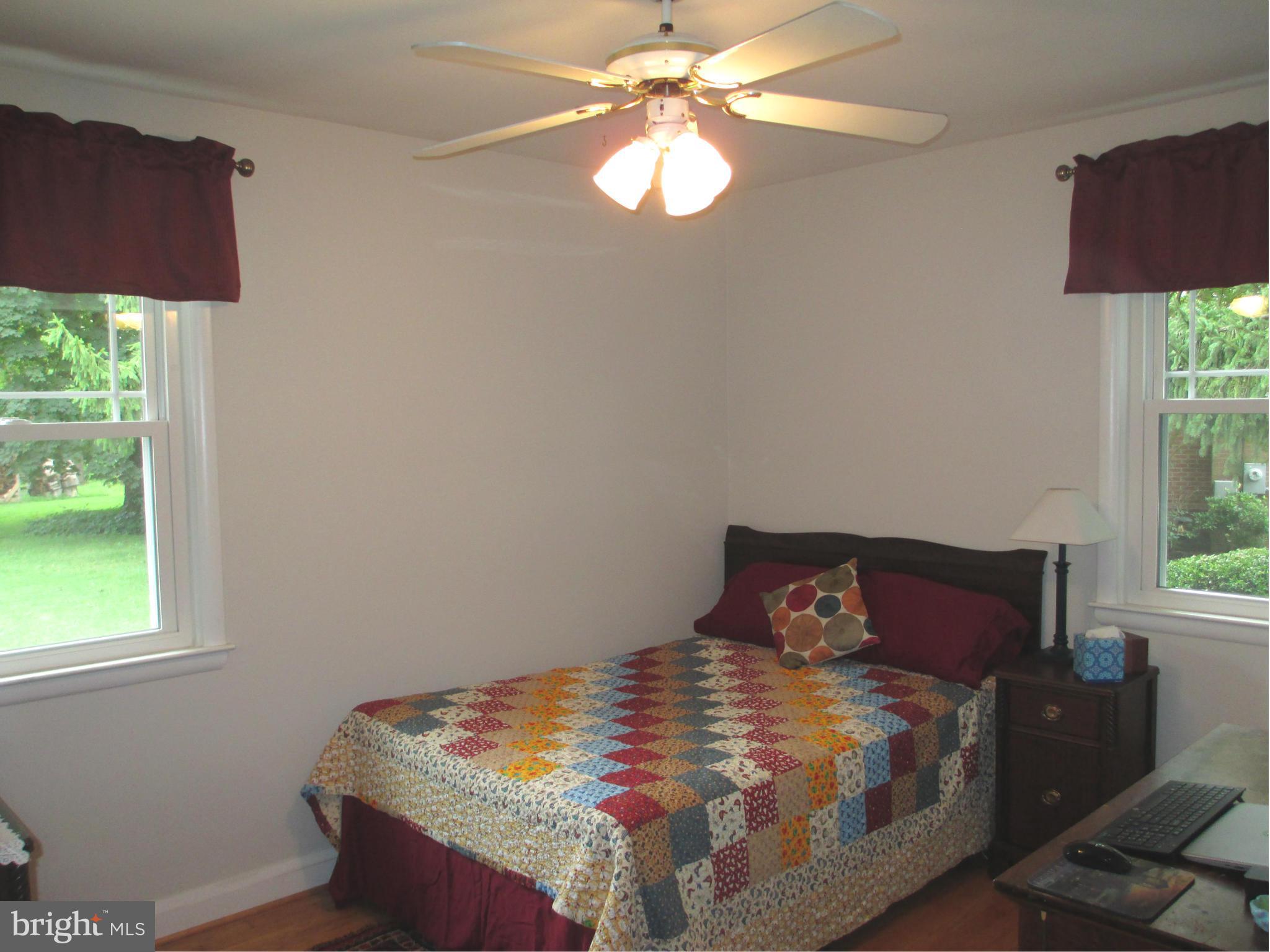 9505 Buckhorn Road Baltimore, MD 21234 - Photo 16 of 30 Bedroom #2 w/Hardwood Floors & Lighted Ceiling Fan