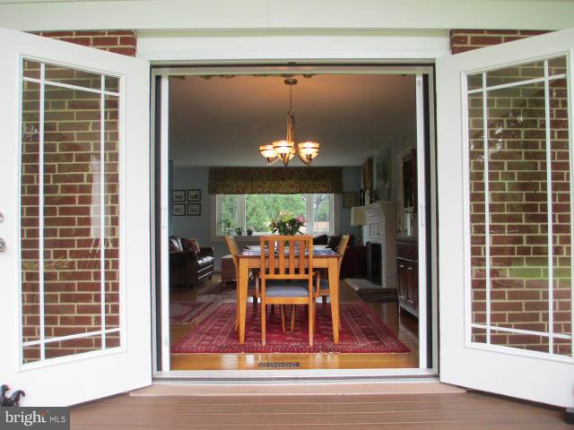 9505 Buckhorn Road Baltimore, MD 21234 - Photo 8 of 30 French Doors that open to Dining Room