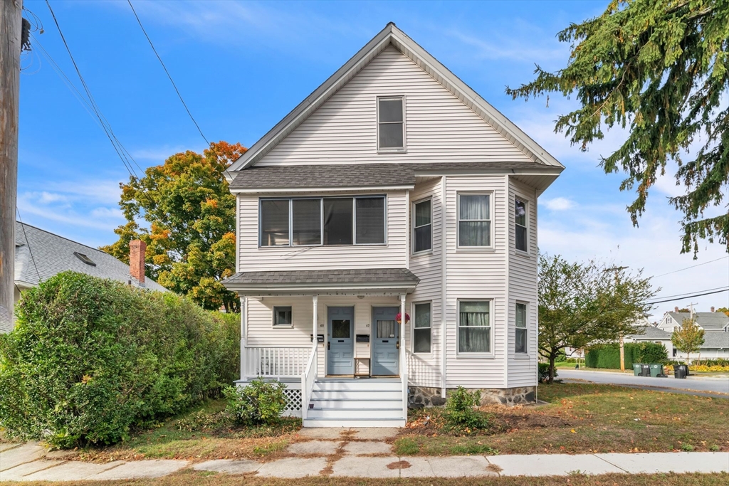47 Harold Street North Andover, MA 01845 - Photo 1 of 38 a front view of a house with a yard