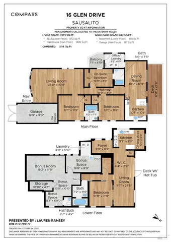 $2,795,000 | 16 Glen Drive, Sausalito, CA 94965