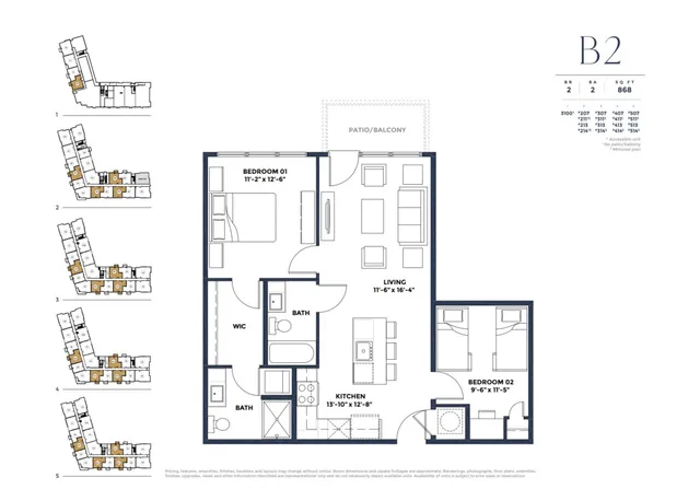 $2,495 | 303 31st Avenue North, Unit 514, Nashville, TN 37203