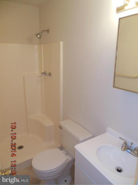 205 Berea Church Road Fredericksburg, VA 22406 - Photo 18 of 23 a bathroom with a sink a toilet and shower