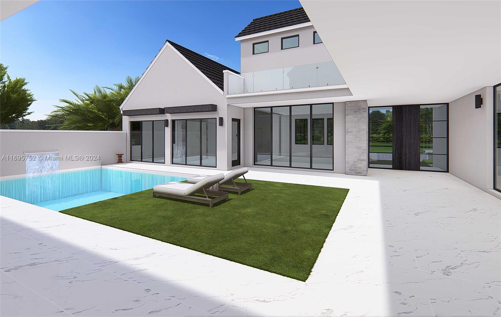 16684 Southwest 59th Court Southwest Ranches, FL 33331 - Photo 11 of 16 front view of a house with a yard