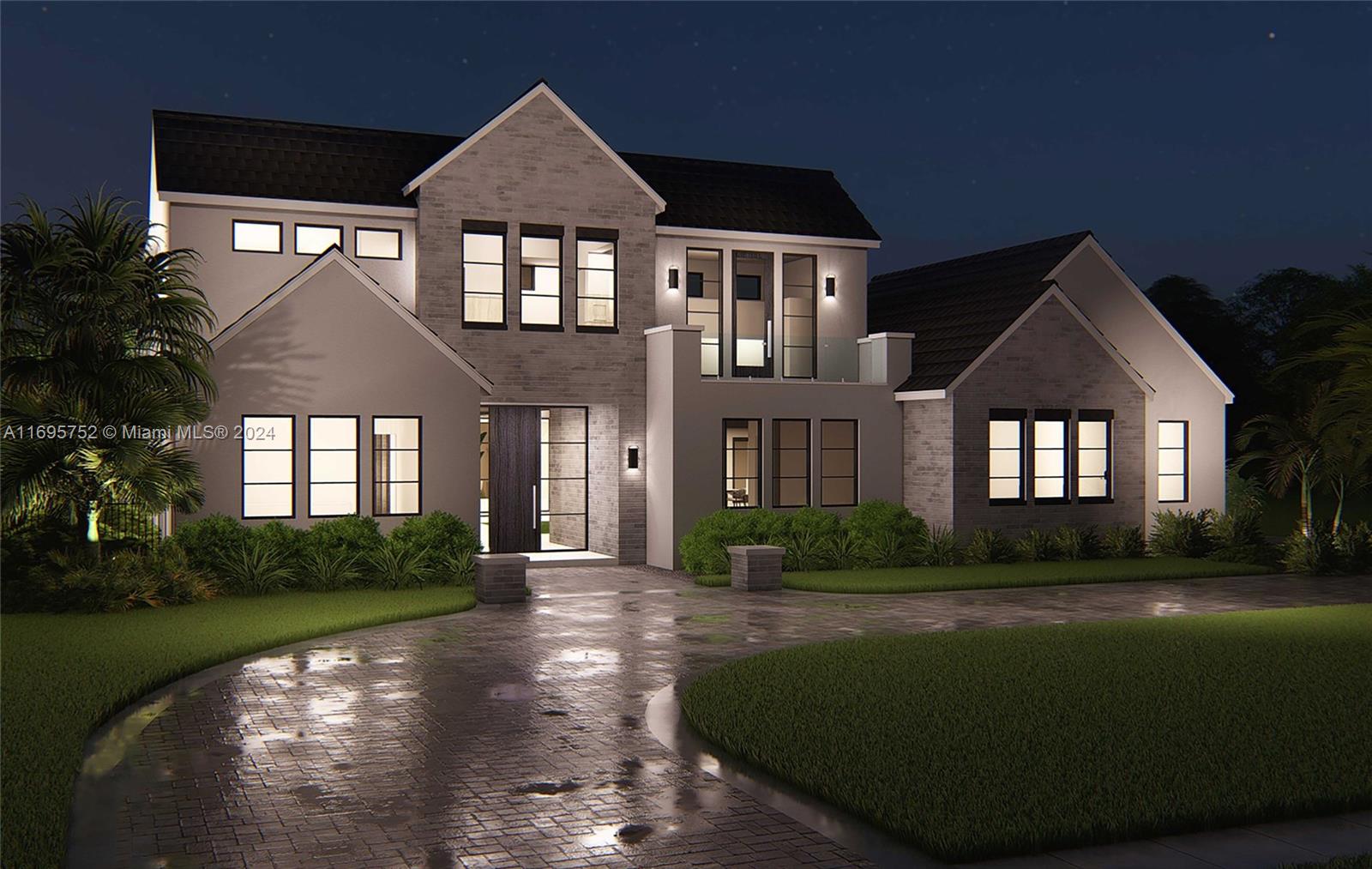 16684 Southwest 59th Court Southwest Ranches, FL 33331 - Photo 2 of 16 a front view of a house with garden