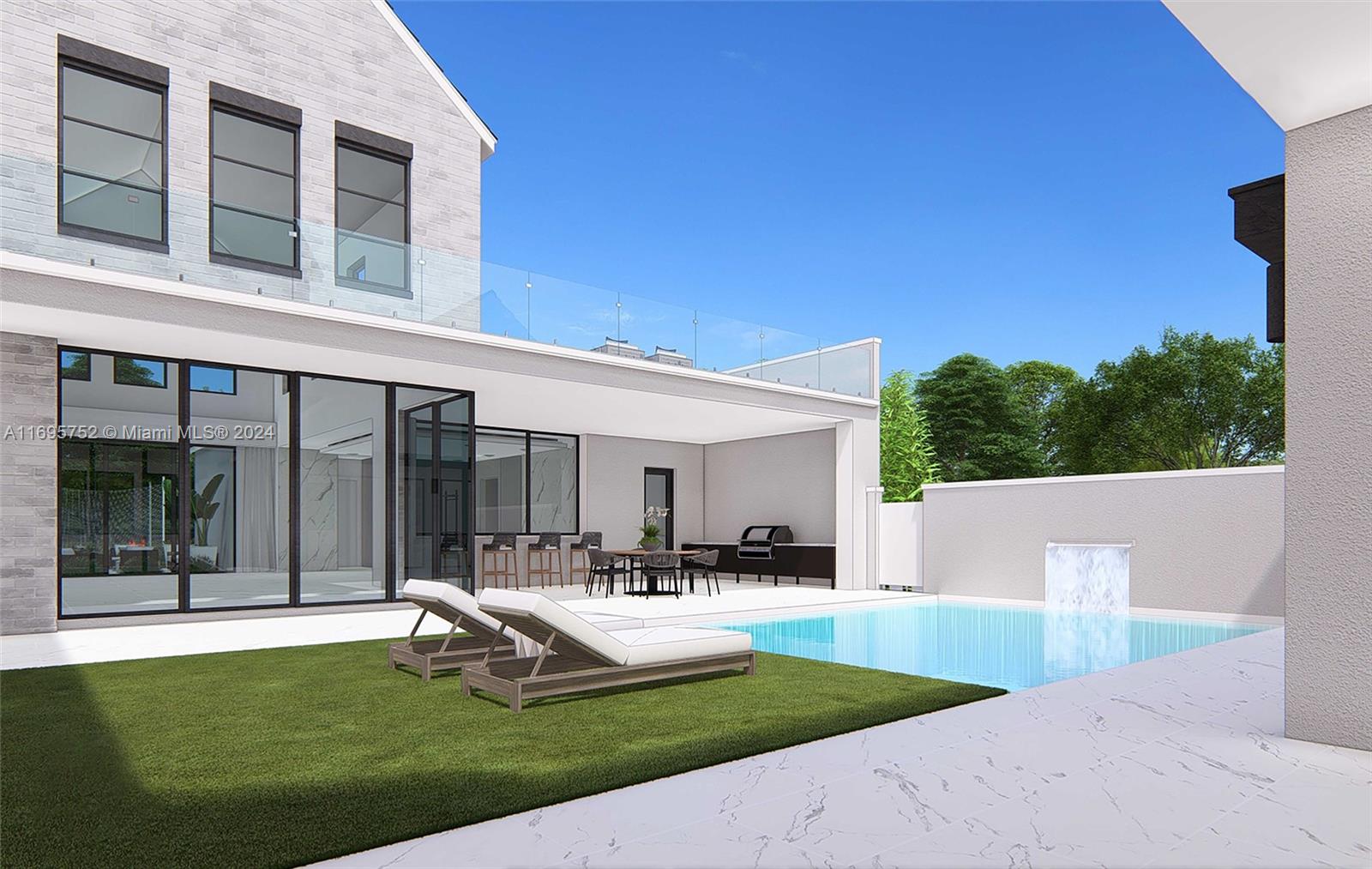 16684 Southwest 59th Court Southwest Ranches, FL 33331 - Photo 10 of 16 a view of a house with backyard porch and patio