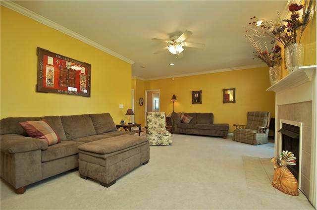 3944 Flewellyn Road Springfield, TN 37172 - Photo 3 of 20 a living room with furniture and a flat screen tv